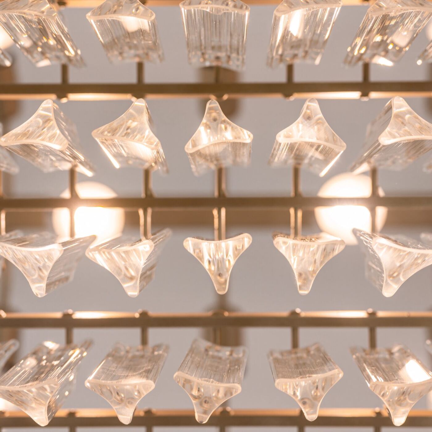 Soda and Lime, a Murano Cristallo Chandelier