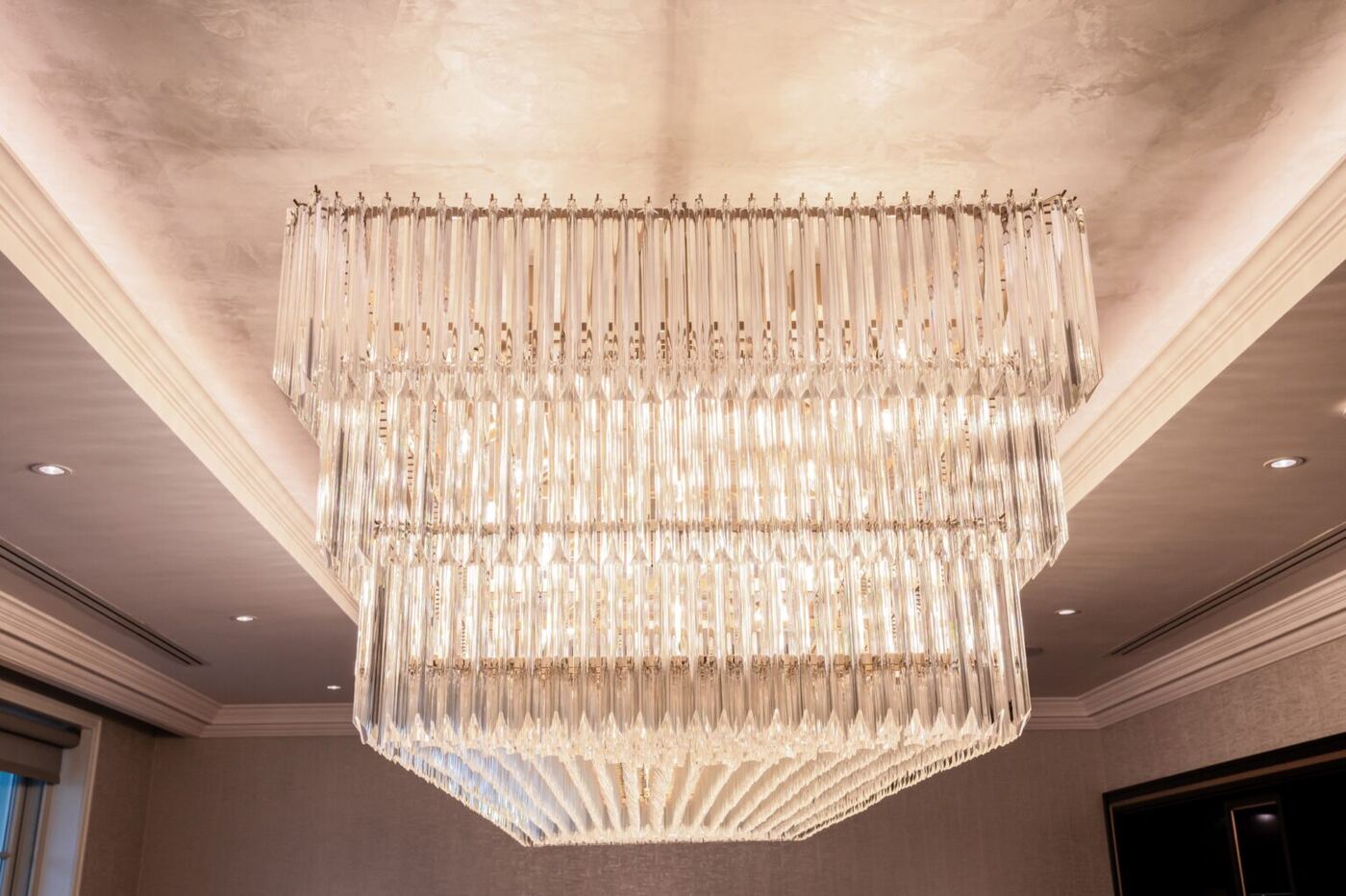 Soda and Lime, a Murano Cristallo Chandelier