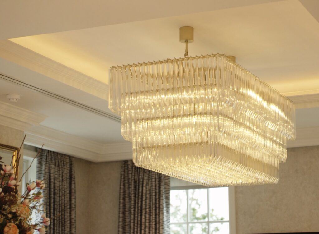 Soda and Lime, a Murano Cristallo Chandelier