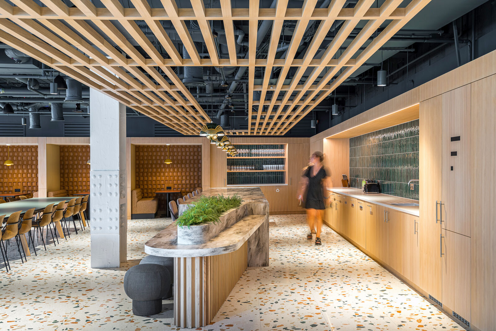 Servery and Ceiling Raft, Foresight at The Shard